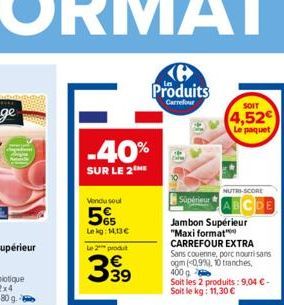 jambon Carrefour