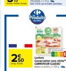 lardons Carrefour