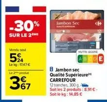 jambon carrefour