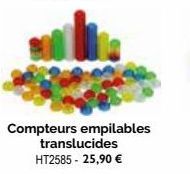 Compteurs empilables  translucides HT2585 - 25,90 € 