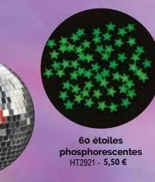 60 étoiles  phosphorescentes ht2921 - 5,50 € 