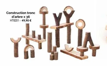 construction tronc d'arbre x 36 ht8201 - 49,90 €  ivy 