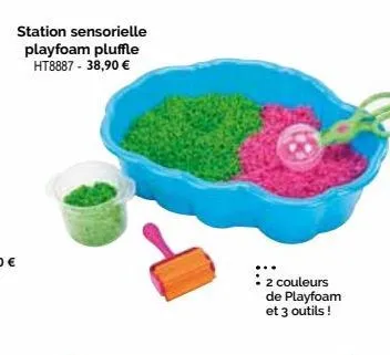 station sensorielle playfoam pluffle ht8887 - 38,90 €  2 couleurs de playfoam et 3 outils! 