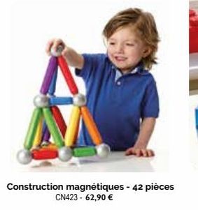 Construction magnétiques - 42 pièces CN423-62,90 €  