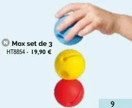 mox set de 3 ht8854 - 19,90 €  9 