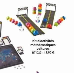 kit d'activités mathématiques voitures ht1239 - 19,90 € 