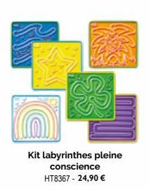 Kit labyrinthes pleine conscience HT8367 - 24,90 € 