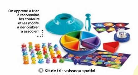 On apprend à trier, à reconnaitre les couleurs et les motifs, à dénombrer, à associer! :  