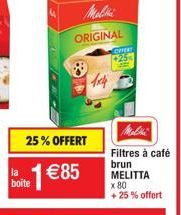 filtres à café Melitta