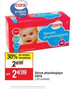 sérum physiologique Cora