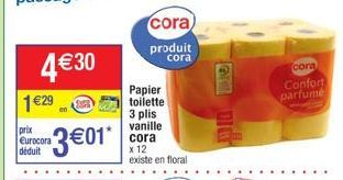 papier toilette Cora