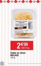 CURSE  2 € 99  Cubes au citron NICLAUS 150 g 