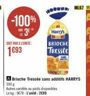 brioche tressée harry's