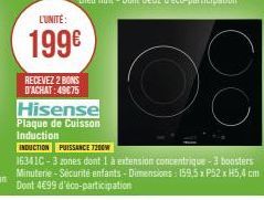 plaque de cuisson Hisense