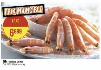 crevettes cuites 