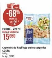 crevettes costa