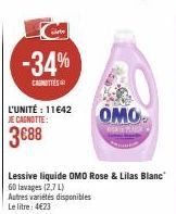 lessive liquide Omo