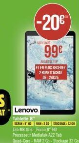 -20€™  SOIT L'UNE  99€  AULETTI ET EN PLUS RECEVEZ 2 BONS D'ACHAT DE:24075 