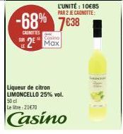 liqueur de citron 