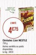 céréales Nestlé