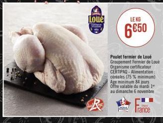 poulet fermier Loué