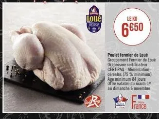 poulet fermier loué