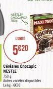 céréales Chocapic Chocapic