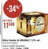 bière blonde la goudale