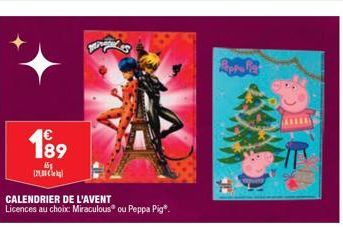 calendrier de l'Avent Peppa pig