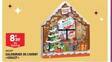 899  1844  JUS  KINDER  CALENDRIER DE L'AVENT «CHALET.  10  Foren Rest 