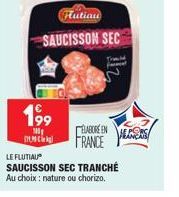 saucisson sec Le Flutiau