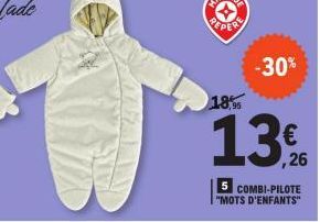 18%  -30%  € ,26  5 COMBI-PILOTE "MOTS D'ENFANTS" 
