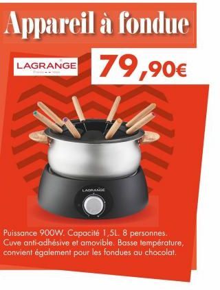 fondue Lagrange