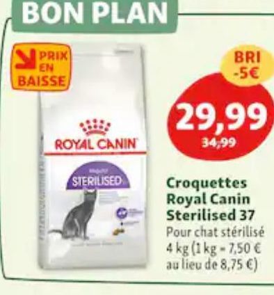 croquettes Royal Canin Sterilised 37