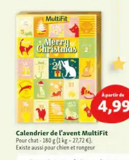 calendrier de l'Avent MultiFit