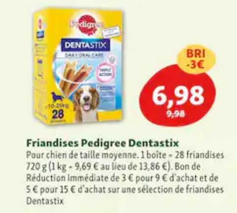 friandises pedigree Dentastix