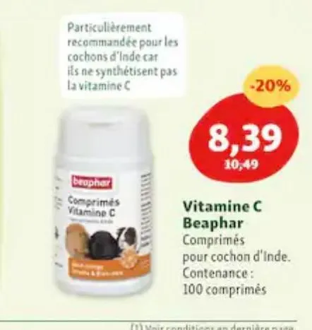 vitamines c beaphar
