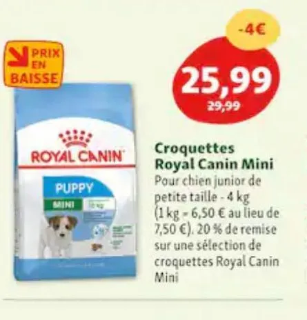 croquettes royal canin mini