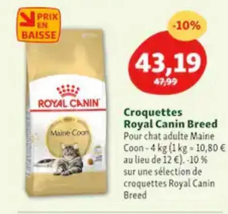 croquettes royal canin breed