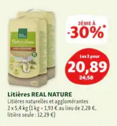 litières REAL NATURE