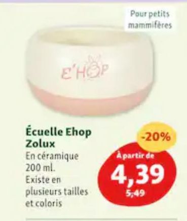 Ecuelle Ehop Zolux