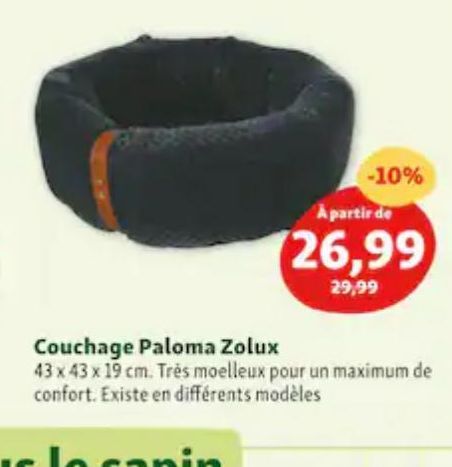 Couchage Paloma Zolux