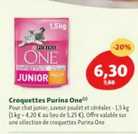 croquettes purina one