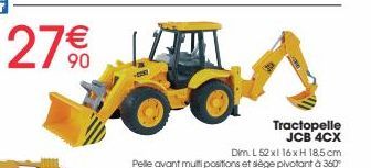 27 €€0  Tractopelle JCB 4CX 