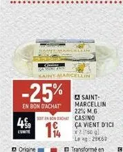 -25%  en bon d'achat  €  soint marcellin  en bonach  ga vent fre saint-marcellin 