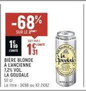 bière blonde La Goudale