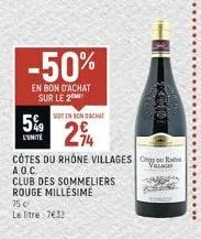 5%  l'unite  -50%  en bon d'achat sur le 2  sten sonbachat  294  75 c le tre 7632  kokio 