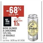 bière blonde La Goudale