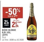 bière blonde Leffe