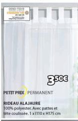 DENO-TERB  בובות  PETIT PRIX PERMANENT  RIDEAU ALAJAURE 100% polyester. Avec pattes et tête coulissée. 1 x 1110 x H175 cm  3.50€ 
